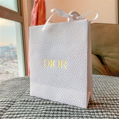 genuine dior paper bag.